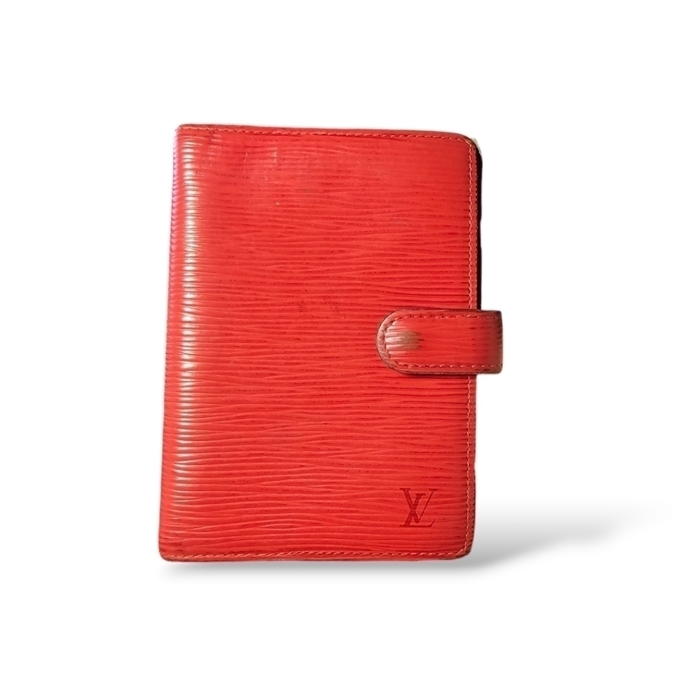 Louis Vuitton Red Epi Leather Mini Agenda PM Diary Cover (CAO997)